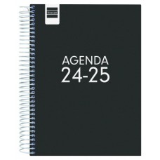 AGENDA ESCOLAR 2024-2025 4º 155X212 1 DÍA PÁGINA COOL NEGRO FINOCAM 645060325 (Espera 4 dias) en Huesoi