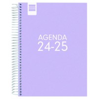 AGENDA ESCOLAR 2024-2025 4º 155X212 1 DÍA PÁGINA COOL LILA FINOCAM 645060825 (Espera 4 dias) en Huesoi