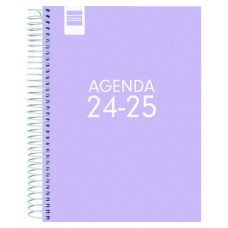 AGENDA ESCOLAR 2024-2025 4º 155X212 1 DÍA PÁGINA COOL LILA FINOCAM 645060825 (Espera 4 dias) en Huesoi