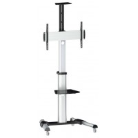 SOPORTE DE SUELO CON RUEDAS EQUIP PARA PANTALLA en Huesoi
