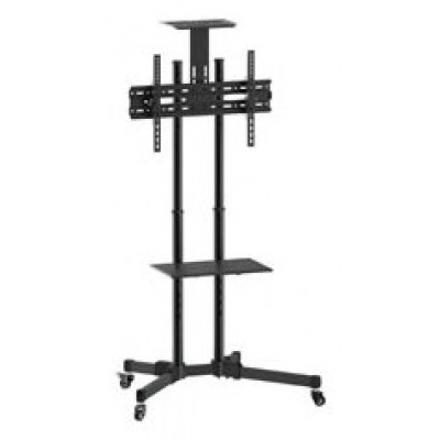 SOPORTE DE SUELO CON RUEDAS EQUIP PARA PANTALLA en Huesoi