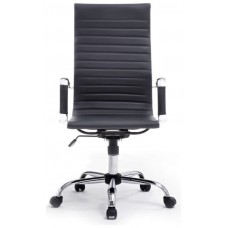 SILLA DE OFICINA EQUIP RESPALDO ALTO COLOR NEGRO en Huesoi