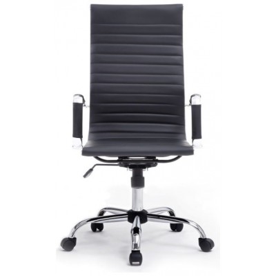 SILLA DE OFICINA EQUIP RESPALDO ALTO COLOR NEGRO en Huesoi