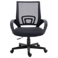 SILLA DE OFICINA EQUIP DE MALLA COLOR NEGRO en Huesoi