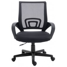 SILLA DE OFICINA EQUIP DE MALLA COLOR NEGRO en Huesoi