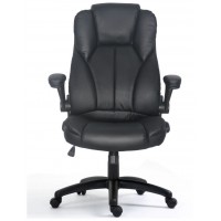 SILLA DE OFICINA ERGONOMICA EQUIP COLOR NEGRO en Huesoi