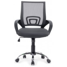 SILLA DE OFICINA EQUIP DE MALLA COLOR GRIS OSCURO en Huesoi