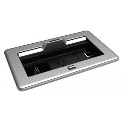 CRESTRON FLIPTOP FT2 SERIES CABLE MANAGEMENT SYSTEM, 202 SIZE, ELECTRICAL, PASS-THROUGH LID, ALLOY (FT2-202-ELEC-PTL-AL) 6511665 (Espera 4 dias) en Huesoi