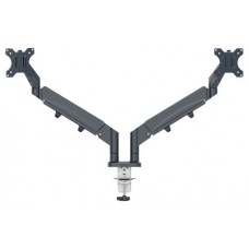BRAZO PARA MONITOR DUAL ERGO SPACESAVING COLOR GRIS OSCURO LEITZ 65370089 (Espera 4 dias) en Huesoi