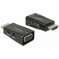 Delock Adaptador HDMI-A macho VGA hembra/audio en Huesoi