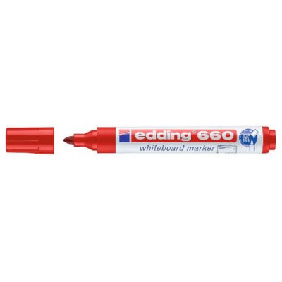 MARCADOR PIZARRA BLANCA 660 1,5-3MM ROJO EDDING 660-02 (MIN10) (Espera 4 dias) en Huesoi