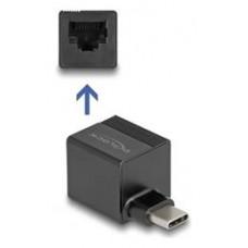 Delock Adaptador USB Type-CT a Gigabit LAN mini en Huesoi