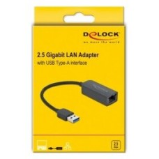 Delock Adaptador USB 3.1 A macho RJ45 2,5 Gigabit en Huesoi