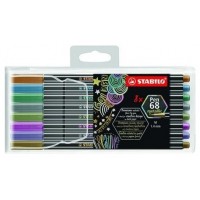 ESTUCHE 8 UNIDADES ROTULADOR PEN 68 COLORES METALLIC PUNTA 1,4 MM STABILO 6808/8-11 (Espera 4 dias) en Huesoi