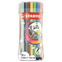 STABILO Pen 68 rotulador Medio Multicolor 30 pieza(s) (Espera 4 dias) en Huesoi