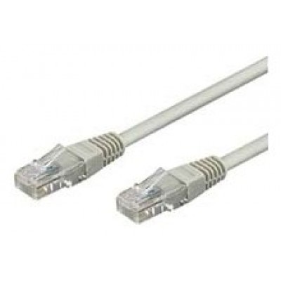 Cable de red gris de pares trenzados, en categoria 6 en Huesoi