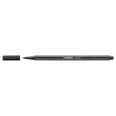 ROTULADOR PUNTA FIBRA MEDIA 1MM. PEN 68 NEGRO STABILO 68/46 (MIN10) (Espera 4 dias) en Huesoi