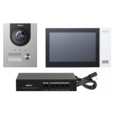 (DHI-KTP01L(S) )DAHUA KIT DE VIDEOPORTERO IP COMPUESTO POR 1X VIDEOPORTERO DHI-VTO2201F-P 1X MONITOR (VTH2421FW-P) 1X SWITCH DH-PFS3005-4ET-36E (Espera 4 dias) en Huesoi