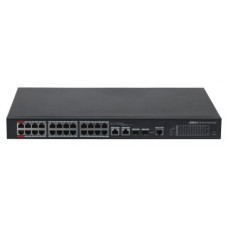 (DH-PFS4226-24ET-360-V3) DAHUA SWITCH L2 HI-POE 2.0 GESTIONABLE 24 PUERTOS 10/100 + 2 UPLINK COMBO GIGABIT/SFP (Espera 4 dias) en Huesoi