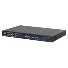 (DH-LR2218-16ET-240-V2) DAHUA SWITCH L2 EPOE GESTIONABLE 16 PUERTOS 10/100 (8 EPOE/EOC + 8 POE) + 2 UPLINK COMBO GIGABIT/SFP (Espera 4 dias) en Huesoi