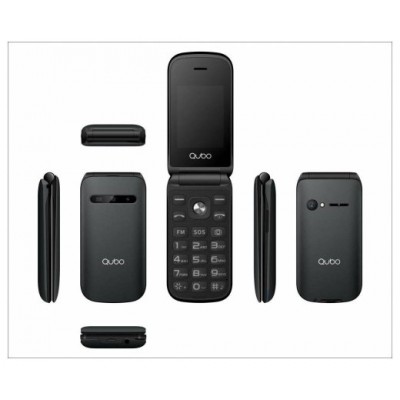 Telefono Movil X209 2.4" Negro en Huesoi