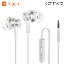 AURICULARES XIAOMI MI BASIC PLATA ALÁMBRICOS en Huesoi