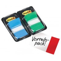 PACK 2 DISPENSADORES X 50 MARCADORES INDEX 25,4X43,2MM COLORES AZUL/VERDE 680-GB2 POST-IT 7000052570 (Espera 4 dias) en Huesoi