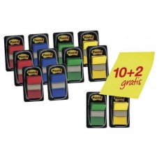 PACK 10+2 MARCADORES INDEX 25,4X43,2MM COLORES SURTIDOS 680P10+2 POST-IT 7000081628 (Espera 4 dias) en Huesoi