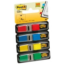 PACK 4 DISPENSADORES X 35 MARCADORES INDEX 11,9X43,2MM COLORES SURTIDOS 683-4 POST-IT 7000144923 (Espera 4 dias) en Huesoi