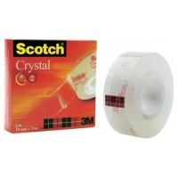 ROLLO CINTA TRANSPARENTE 19MM X 33M CRYSTAL 600/1933 CAJA CARTÓN SCOTH 7100027387 (Espera 4 dias) en Huesoi