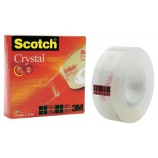 ROLLO CINTA TRANSPARENTE 19MM X 33M CRYSTAL 600/1933 CAJA CARTÓN SCOTH 7100027387 (Espera 4 dias) en Huesoi