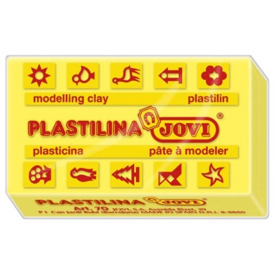 CAJA 30 PASTILLAS PLASTILINA 50 G - AMARILLO  JOVI 7002 (Espera 4 dias) en Huesoi