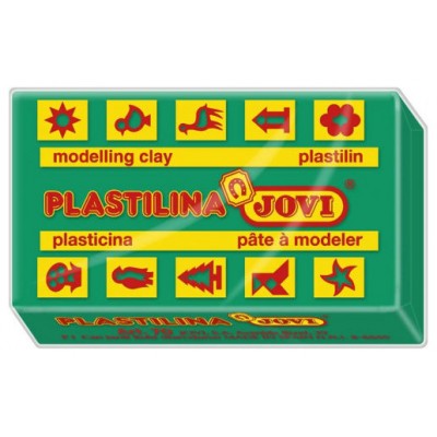 CAJA 30 PASTILLAS PLASTILINA 50 G - VERDE OSCURO JOVI 7011 (Espera 4 dias) en Huesoi