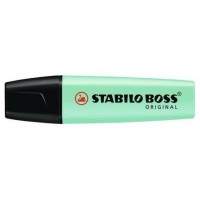 MARCADOR.FLUORESCENTE BOSS TRAZO 2/5MM. VERDE PASTEL STABILO 70/116 (MIN10) (Espera 4 dias) en Huesoi