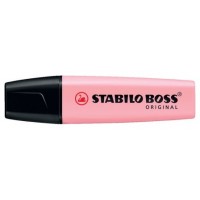 MARCADOR.FLUORESCENTE BOSS TRAZO 2/5MM. ROSA PASTEL STABILO 70/129 (MIN10) (Espera 4 dias) en Huesoi