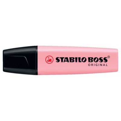 MARCADOR.FLUORESCENTE BOSS TRAZO 2/5MM. ROSA PASTEL STABILO 70/129 (MIN10) (Espera 4 dias) en Huesoi