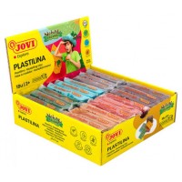 CAJA PLASTILINA 18 PASTILLAS DE 50GR GAMA NATURE COLORES SURTIDOS (3 UDS X COLOR) JOVI 70/18N (Espera 4 dias) en Huesoi