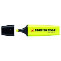 MARCADOR FLUORESCENTE BOSS ORIGINAL TRAZO 2/5MM. AMARILLO STABILO 70/24 (MIN10) (Espera 4 dias) en Huesoi