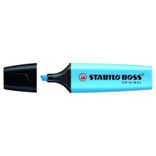 MARCADOR FLUORESCENTE BOSS ORIGINAL TRAZO 2/5MM. AZUL STABILO 70/31 (MIN10) (Espera 4 dias) en Huesoi