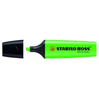 MARCADOR FLUORESCENTE BOSS ORIGINAL TRAZO 2/5MM. VERDE STABILO 70/33 (MIN10) (Espera 4 dias) en Huesoi