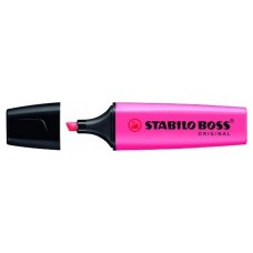 MARCADOR FLUORESCENTE BOSS ORIGINAL TRAZO 2/5MM. ROSA STABILO 70/56 (MIN10) (Espera 4 dias) en Huesoi