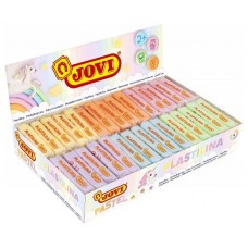 CAJA EXPOSITORA 30 PASTILLAS PLASTILINA 50 G COLORES PASTEL (5 UDS X 6 COLORES)  JOVI 70P (Espera 4 dias) en Huesoi