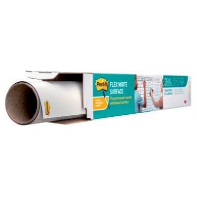 SUPERFICIE ADHESIVA DE BORRADO EN SECO 0,609X0,914M SUPER STICKY FLEX WRITE ROLLO FWS3X2 POST-IT 7100197625 (Espera 4 dias) en Huesoi