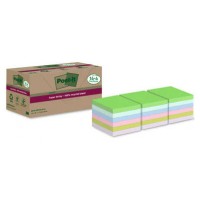 PACK 14+4 BLOCS 90 HOJAS NOTAS RECICLADAS ADHESIVAS 76X76MM SUPER STICKY COLORES SURTIDOS 654 RSSCOL14+4 POST-IT 7100284782 (Espera 4 dias) en Huesoi