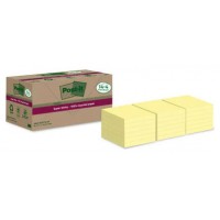 PACK 14+4 BLOCS 90 HOJAS NOTAS RECICLADAS ADHESIVAS 76X76MM SUPER STICKY AMARILLO PASTEL 654 RSSCY14+4 POST-IT 7100284878 (Espera 4 dias) en Huesoi