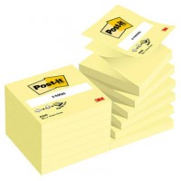 PACK 12 BLOCS 100 HOJAS Z-NOTES ADHESIVAS 76X76MM CANARY YELLOW CAJA CARTÓN R-330-CY POST-IT 7100290167 (Espera 4 dias) en Huesoi