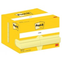 PACK 12 BLOCS 100 HOJAS NOTAS ADHESIVAS 51X76MM CANARY YELLOW CAJA CARTÓN 656 POST-IT 7100290170 (Espera 4 dias) en Huesoi