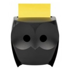 PACK DISPENSADOR Z-NOTES BÚHO NEGRO + 2 BLOCS 45 HOJAS 76X76MM POST-IT SUPER STICKY Z-NOTES OWL-330 SCOTH 7100322315 (Espera 4 dias) en Huesoi