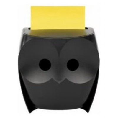 PACK DISPENSADOR Z-NOTES BÚHO NEGRO + 2 BLOCS 45 HOJAS 76X76MM POST-IT SUPER STICKY Z-NOTES OWL-330 SCOTH 7100322315 (Espera 4 dias) en Huesoi