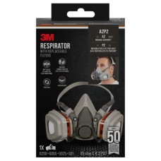 KIT MASCARILLA RESPIRADORA CON FILTROS REEMPLAZABLES 6002KIT-1 A2P2 3M 71030129 (Espera 4 dias) en Huesoi
